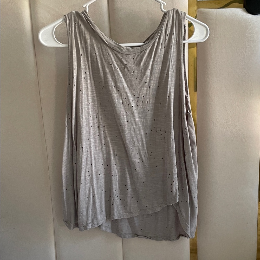Lush Light Gray Tank Top